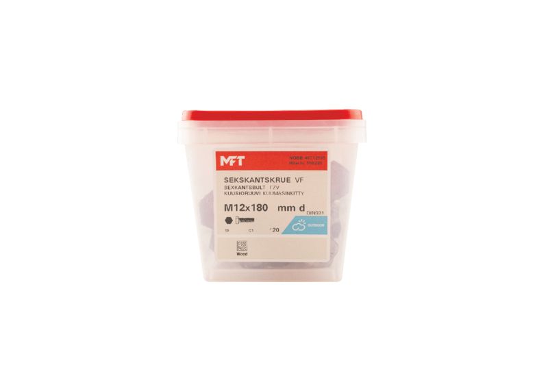 550229 Sekskantskrue VF DIN931 (b)