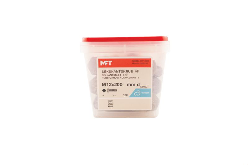 550230 Sekskantskrue VF DIN931 (b)