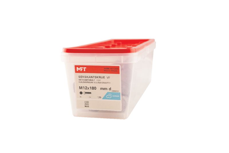 550229 Sekskantskrue VF DIN931 (c)