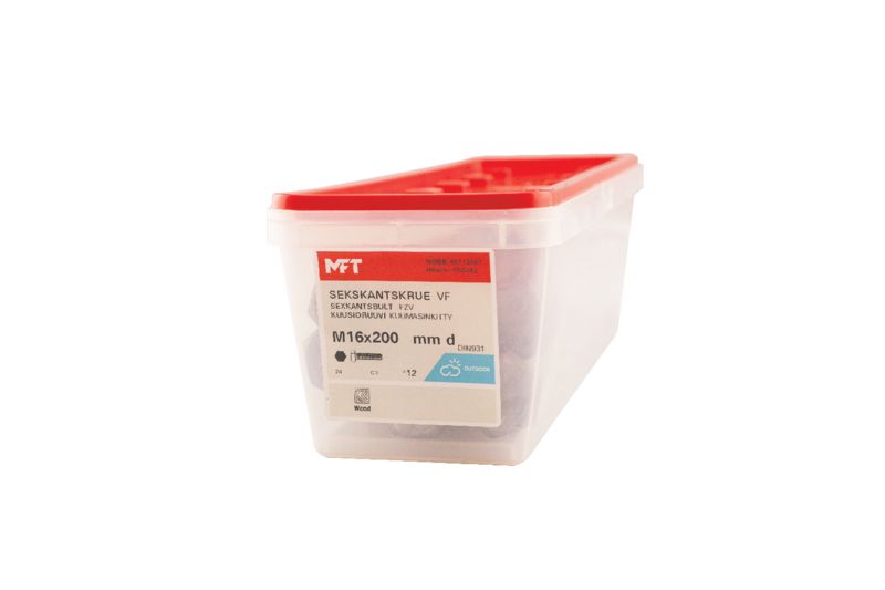 550242 Sekskantskrue VF DIN931 (c)