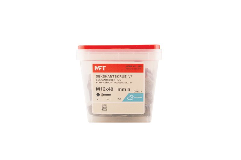 550217 Sekskantskrue VF DIN933 (b)