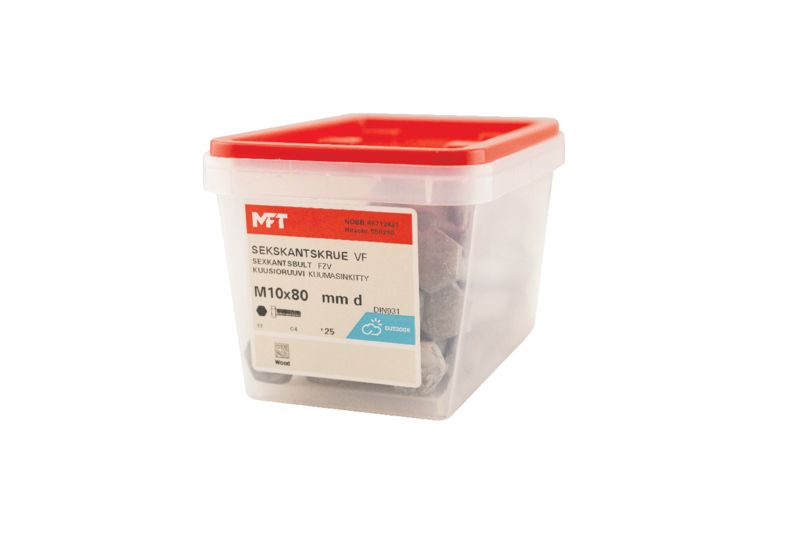 550210 Sekskantskrue VF DIN931 (c)