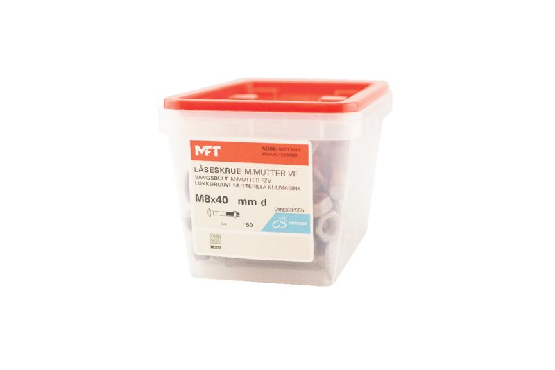 508400 Låseskrue m_mutter VF DIN603-555 (c)