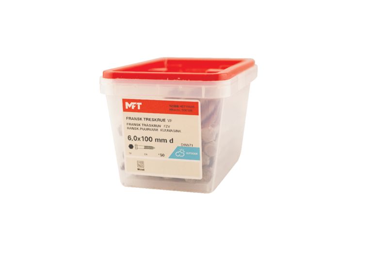 508108 Fransk treskrue VF DIN571 (c) 508108 Fransk treskrue VF DIN571 (c)