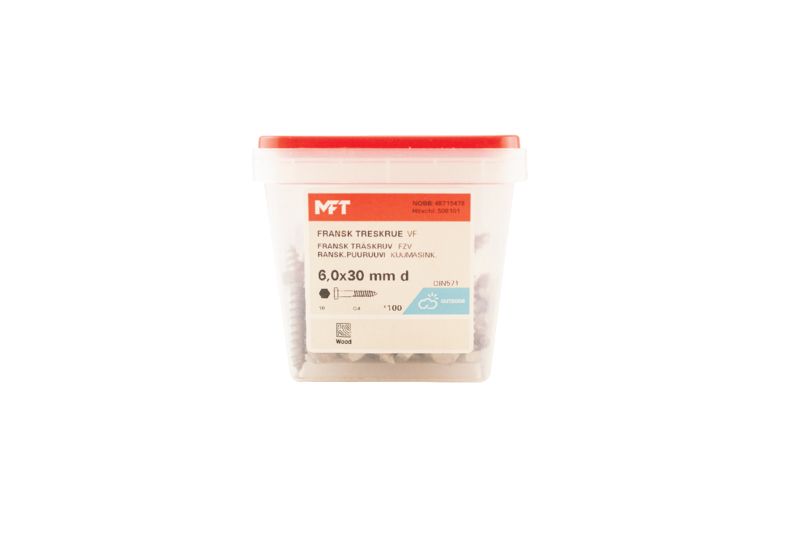 508101 Fransk treskrue 6KT VF DIN571 (b) 508101 Fransk treskrue 6KT VF DIN571 (b)