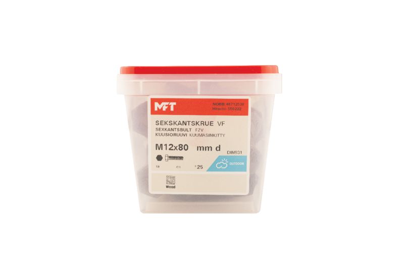 550222 Sekskantskrue VF DIN931 (b)