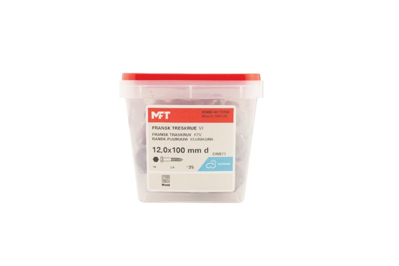 508135 Fransk treskrue VF DIN571 (b) 508135 Fransk treskrue VF DIN571 (b)