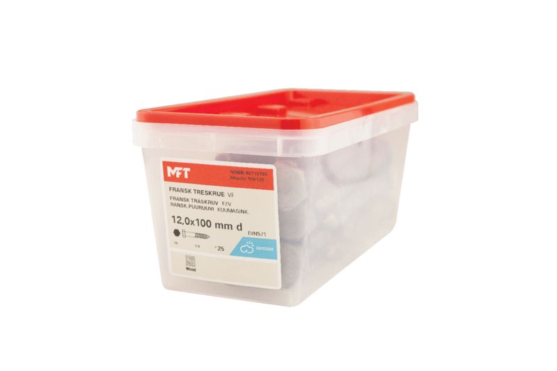 508135 Fransk treskrue VF DIN571 (c) 508135 Fransk treskrue VF DIN571 (c)