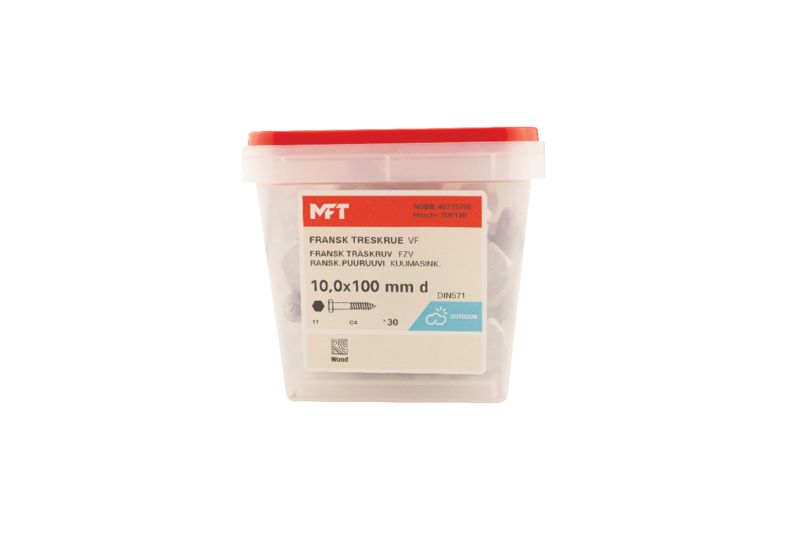 508126 Fransk treskrue VF DIN571 (b)