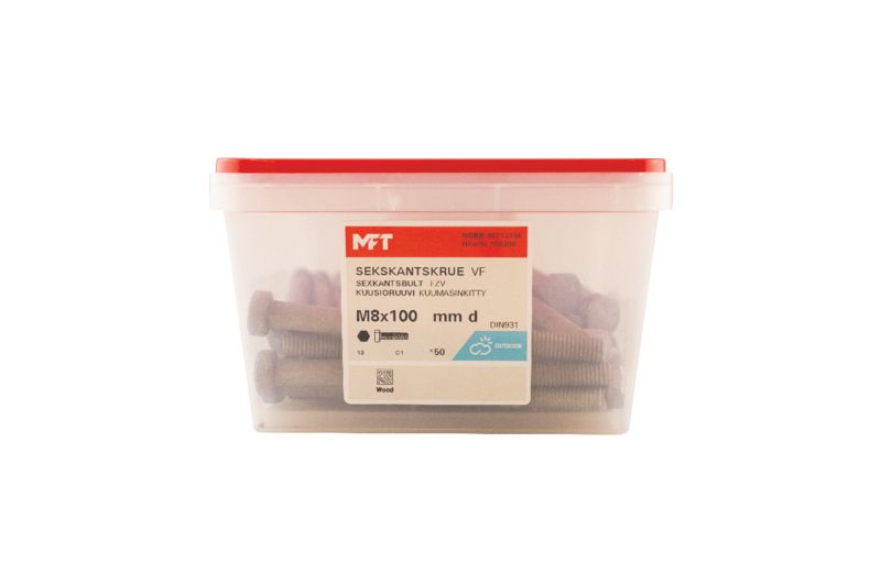 550200 Sekskantskrue VF DIN931 (b)