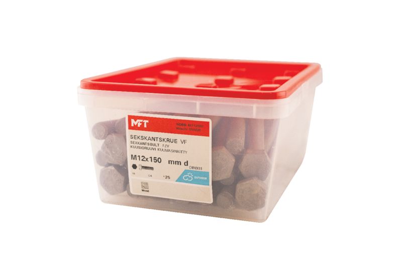 550228 Sekskantskrue VF DIN931 (c)