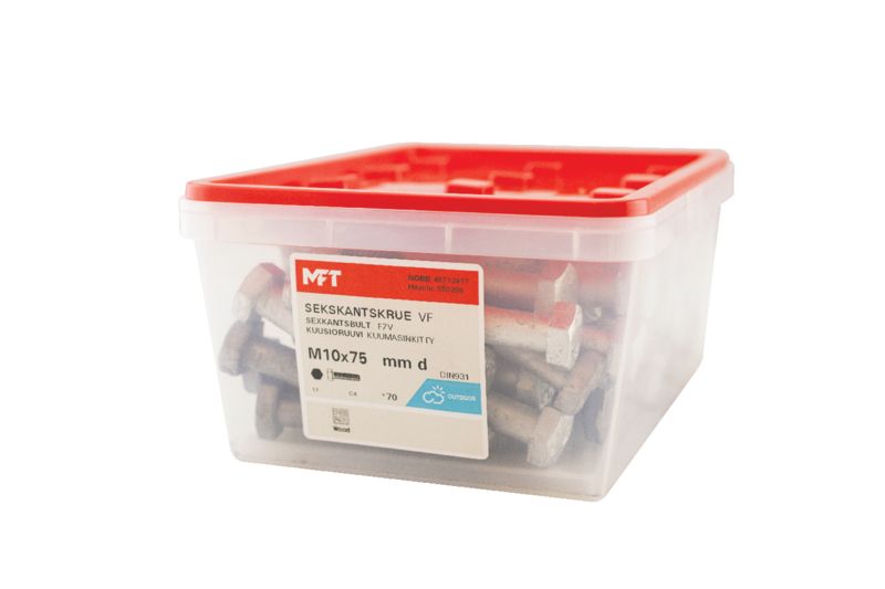 550209 Sekskantskrue VF DIN931 (c)