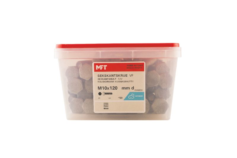 550213 Sekskantskrue VF DIN931 (b)