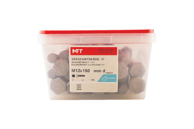 550228 Sekskantskrue VF DIN931 (b)