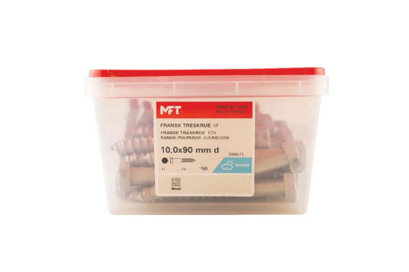 508125 Fransk treskrue VF DIN571 (b) 508125 Fransk treskrue VF DIN571 (b)