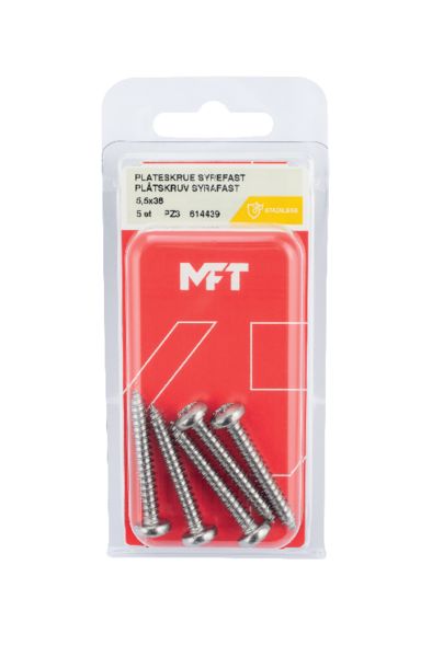 614439 - Plateskrue Syrefast (b)