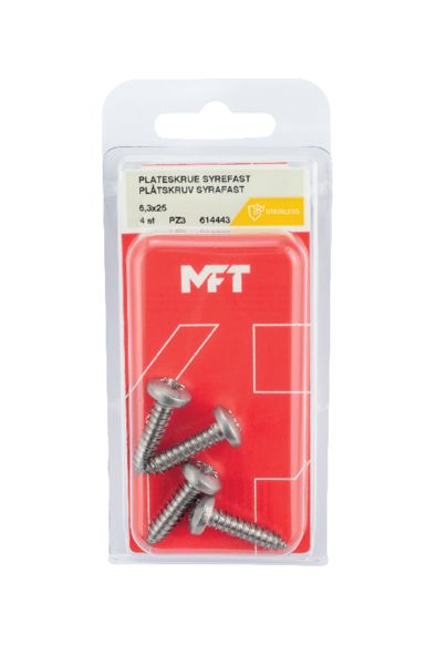 614443 - Plateskrue Syrefast (b)