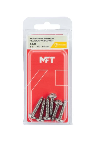 614437 - Plateskrue Syrefast (b)