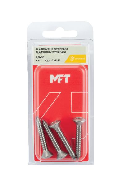 614141 - Plateskrue Syrefast (b) 614141 - Plateskrue Syrefast (b)