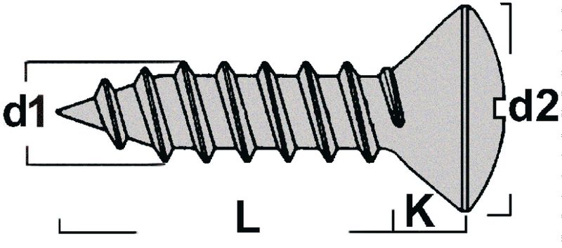 Plateskrue (Linse) DIN7983 Plateskrue (Linse) DIN7983